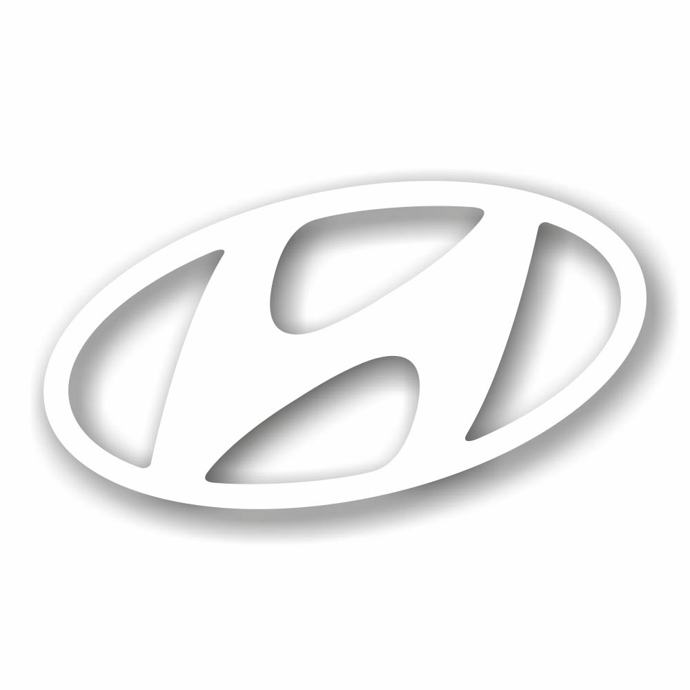 HYUNDAI Motorsport Windschutzscheibe aufkleber TYPE 2 HYUNDAI by