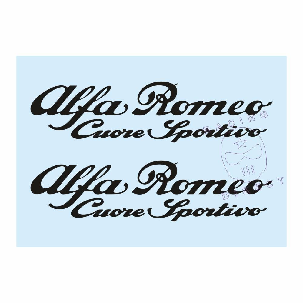 Autocollant bande Giulietta Cuore Sportivo ALFA ROMEO by XL-Shops