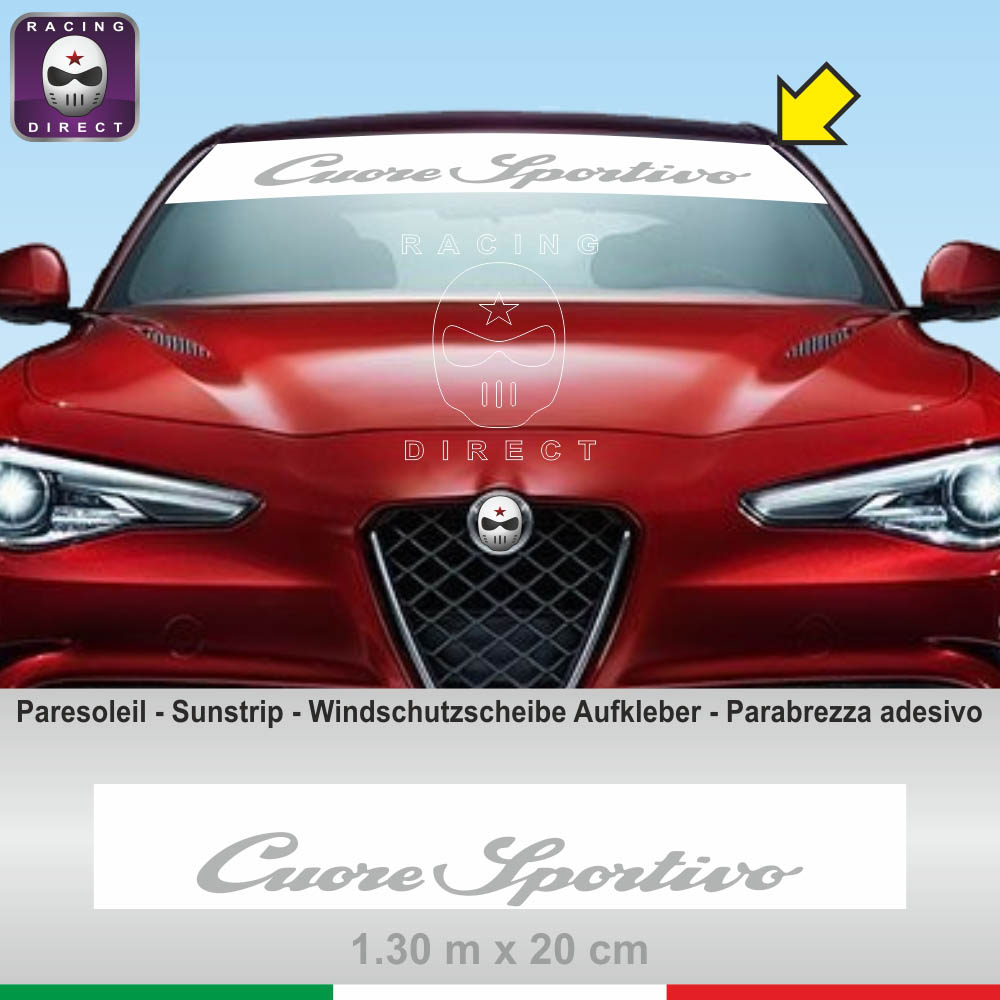 Kit bandes Alfa Roméo Cuore Sportivo - Gamme 3M Pro - GTStickers