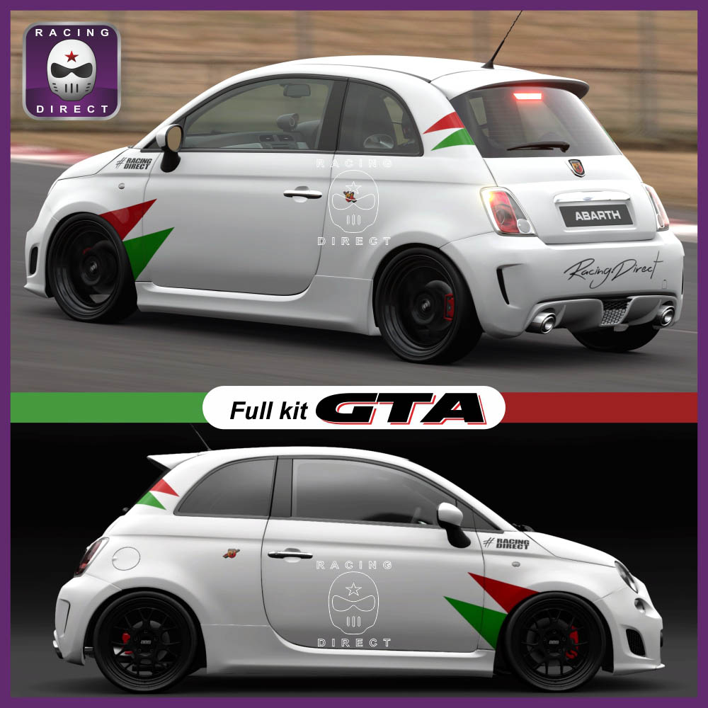 FIAT GTA Autografik Seitenstreifen FIAT ABARTH by XL-Shops