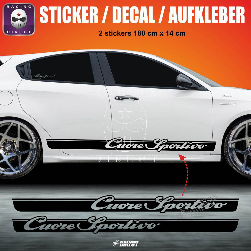 Stickers Alfa Romeo Giulietta Rear Side Graphics Auto Tuning 