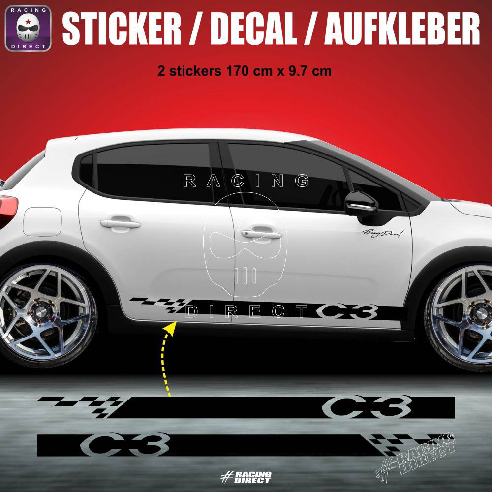 50 cm car sticker side sticker windshield sticker tuning sticker NEW