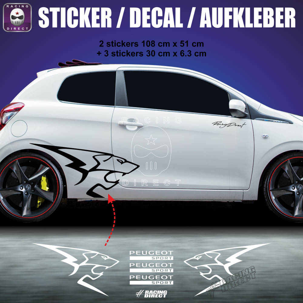 peugeot lion sport - Peugeot Sport - Sticker