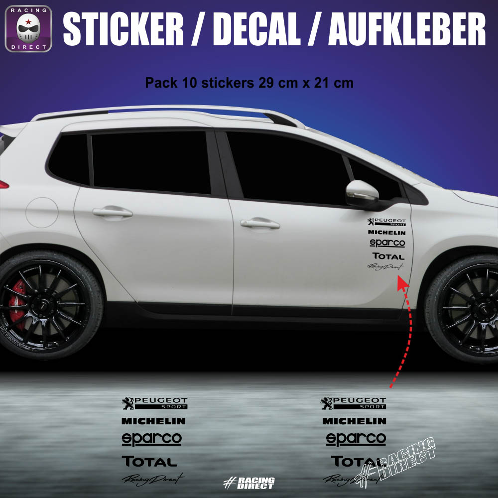 Kit Stickers Autocollants XXL Peugeot – Stickers Perso