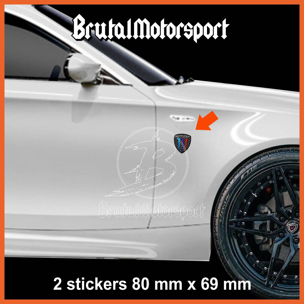 2 München Motors BMW Bimmer sticker decal BMW