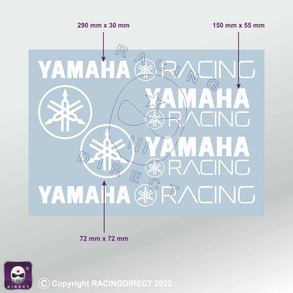 AUFKLEBER SET - YAMAHA RACING >> 6 AUFKLEBER, 8,99 €