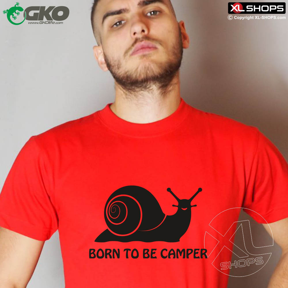 BORN TO BE CAMPER T-shirt homme VANLIFE