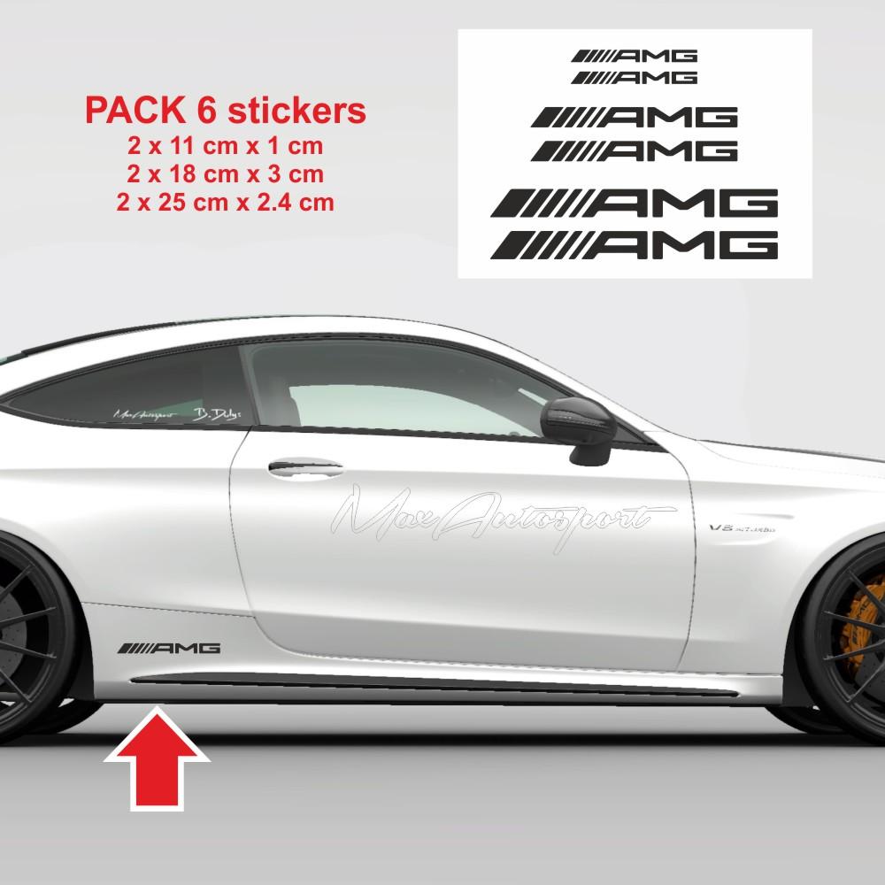 6 adesivi AMG MERCEDES AMG MERCEDES by MB2S