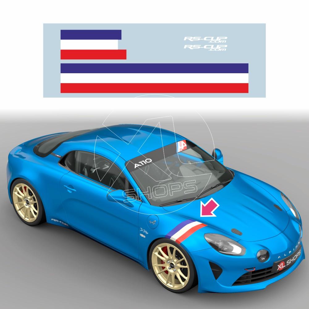 Pare-pierre autocollant Alpine A110 (Nouvelle) Aile Arrière XL - STICK AUTO