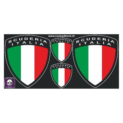 4 sticker SCUDERIA ITALIA FIAT ABARTH