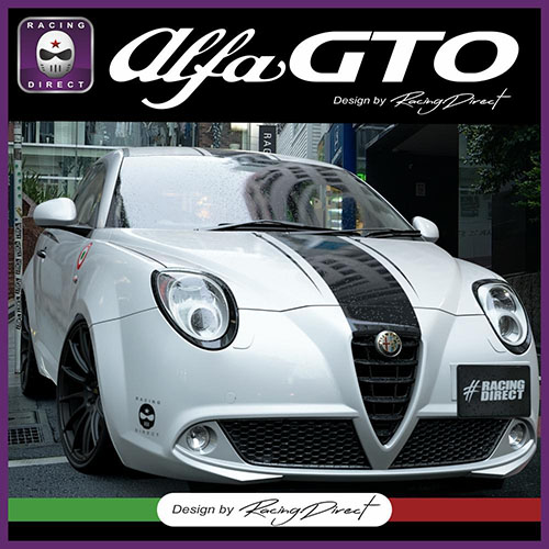  Grafica adesivi completa dell'auto ALFA GTO ALFA ROMEO