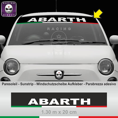 ABARTH ITALIA Windshiel decal  FIAT ABARTH