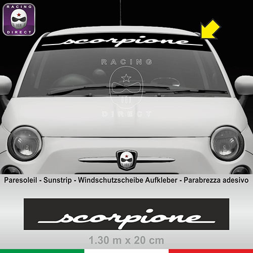 Parabrezza adesivo Fiat Scorpione FIAT ABARTH