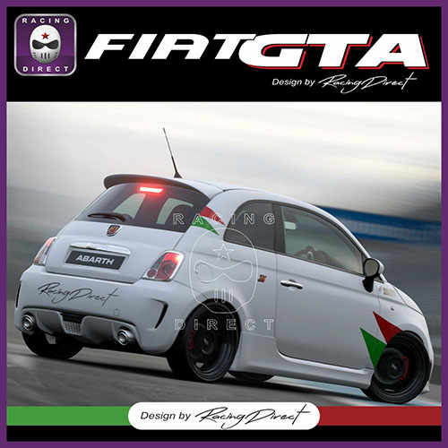  Grafica adesivi completa dell'auto FIAT GTA FIAT ABARTH