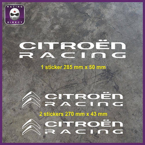 CITROEN RACING 275 mm sticker decal CITROEN