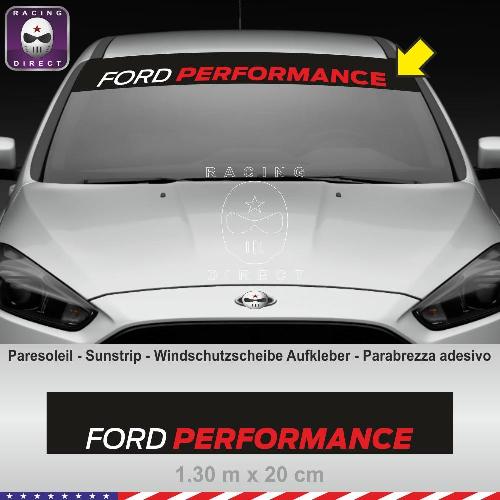 FORD PERFORMANCE tricolor Windshiel decal FORD
