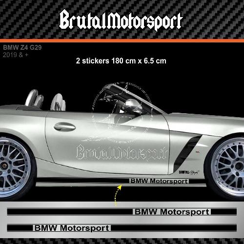 BMW MOTORSPORT STRIPE 180 cm kit sticker bas de caisse BMW Z3 Z4 BMW