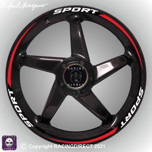 SPORT Rim decals with A-Type stripes 
