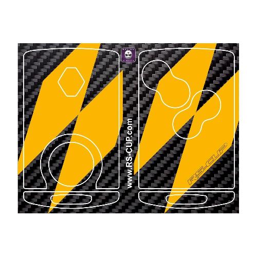 RENAULT SPORT Sticker for 4 buttons Key carbon look RS STYLE RENAULT