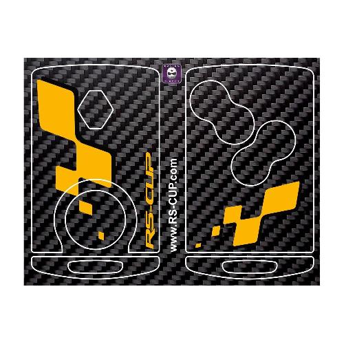 RENAULT SPORT Sticker for 4 buttons Key carbon look RS STYLE 2015 RENAULT