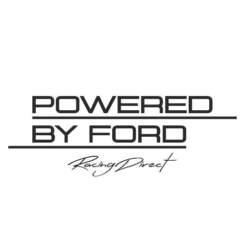 POWERED BY FORD hood sticker decal FORD