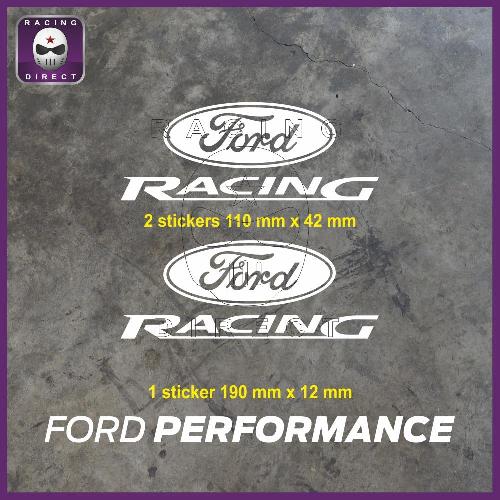 3 adesivi FORD PERFORMANCE / FORD RACING FORD