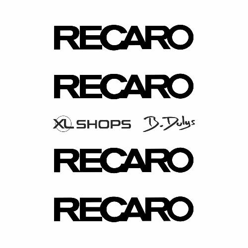 RECARO 80's - 4 sticker decals for vintage cars RECARO
