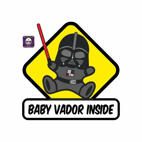 BABY VADOR INSIDE sticker baby on board DULYS