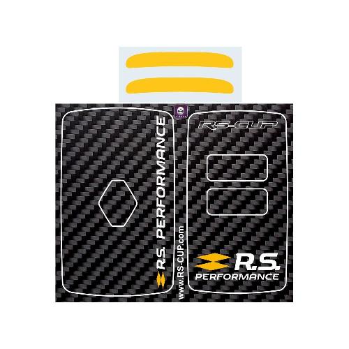 RENAULT SPORT Sticker for 2 buttons Key RS PERFORMANCE RENAULT