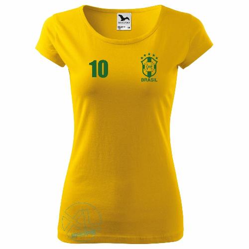 Seleção BRAZILIAN TEAM customizable women tshirt  - Type 2 Seleção Brasileira