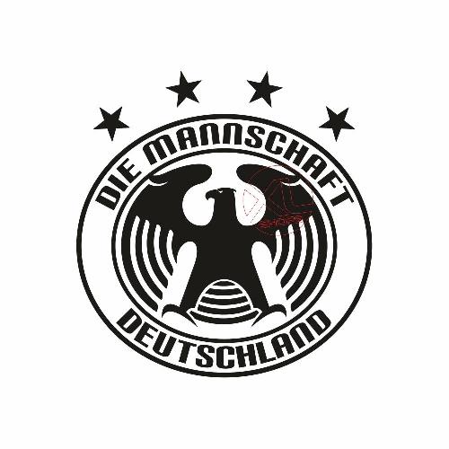 Sticker foot DIE MANNSCHAFT DEUTSCHLAND Allemagne DIE MANNSCHAFT
