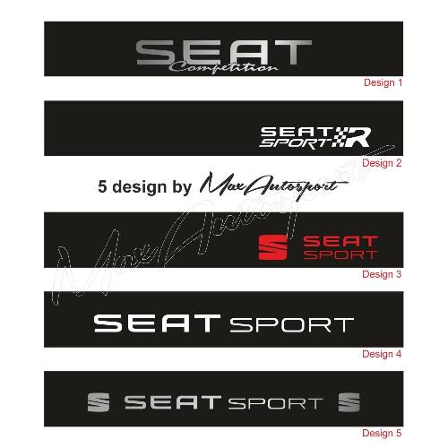 SEAT SPORT Windschutzscheibe aufkleber 5 design SEAT SPORT