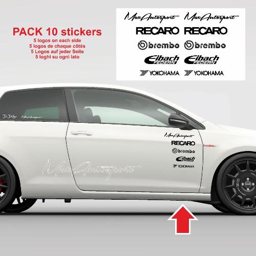 10 RACING LOGO sticker decal MAX AUTOSPORT