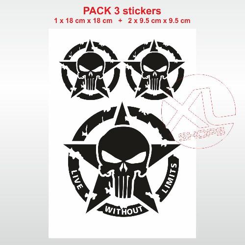 1 pack sticker LIVE WITHOUT LIMITS RE_WOLT