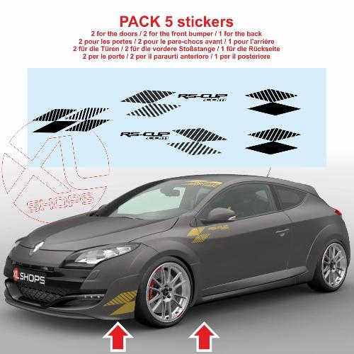 RS Ultime STREET - Renault sticker decals kit RS-CUP