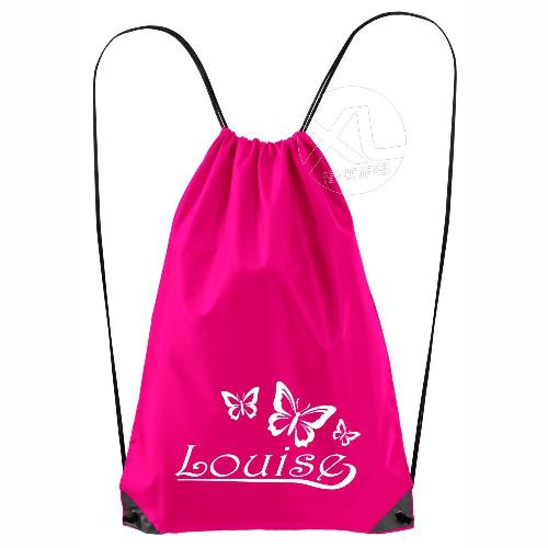 Personalized butterfly backpack for girls with customizable name 