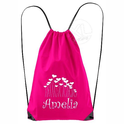 Personalized Little heart backpack for girls with customizable name 