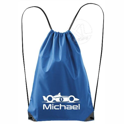 Customizable FORMULA 1 backpack for boys with a personalized name 