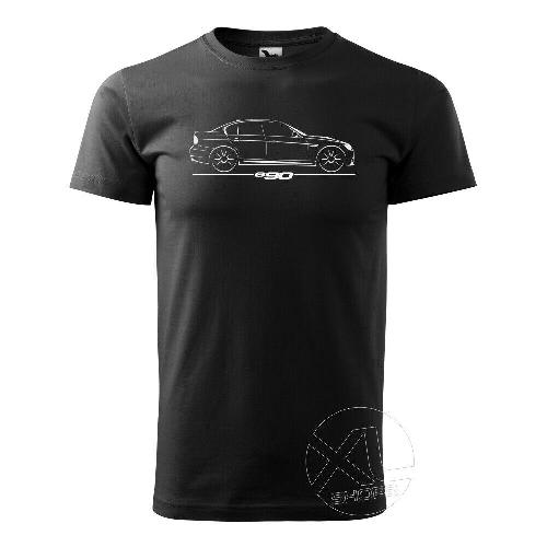 M3 e90 sedan tshirt silhouette design BRUTAL MOTORSPORT